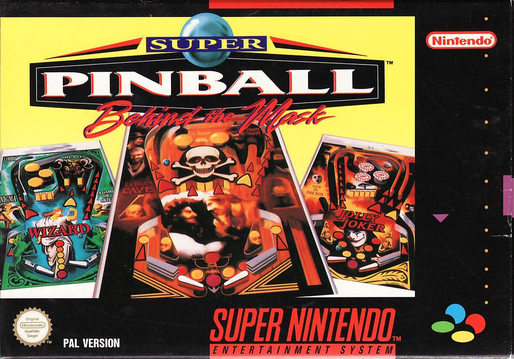 Super Pinball: Behind the Mask Cover