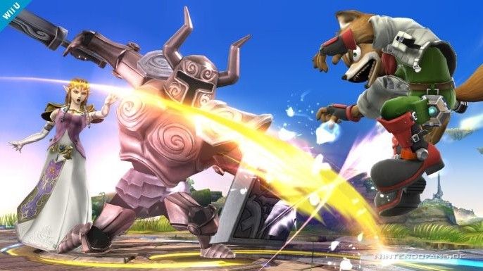 Super Smash Bros: Zelda in Aktion