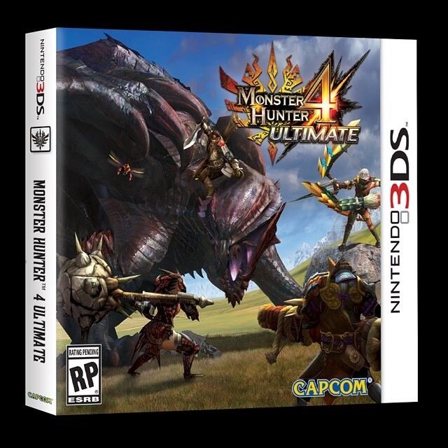 Monster Hunter 4 Ultimate: US-Boxart und Link in Aktion