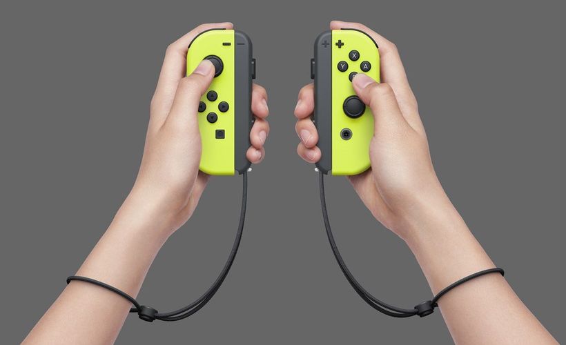 Neon-gelbe Joy-Cons