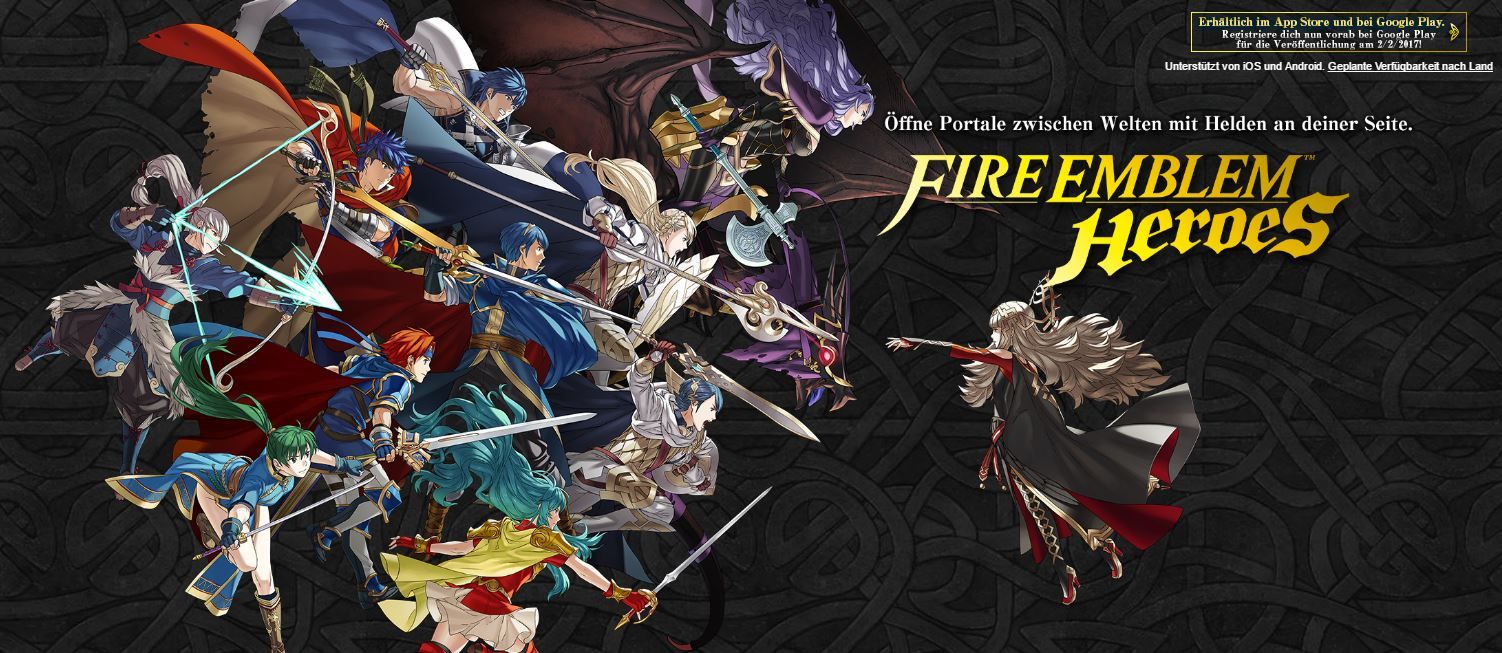 Bonus-Karten und -Sphären zur Eröffnung von Fire Emblem Heroes