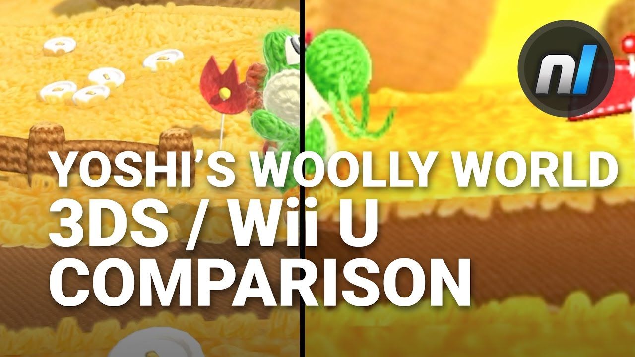 Yoshi's Wooly World: Wii U Vs. 3DS im Grafikvergleich