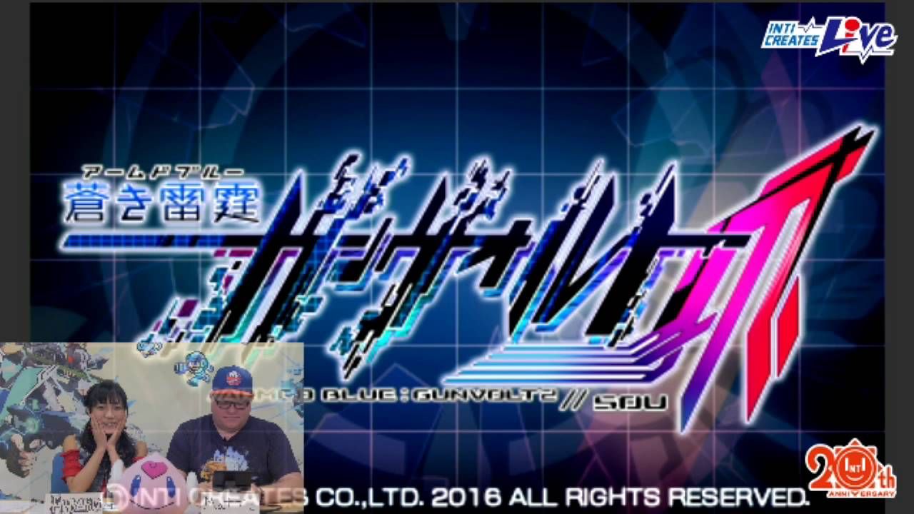 12 Minuten Gameplay zu Azure Striker Gunvolt 2
