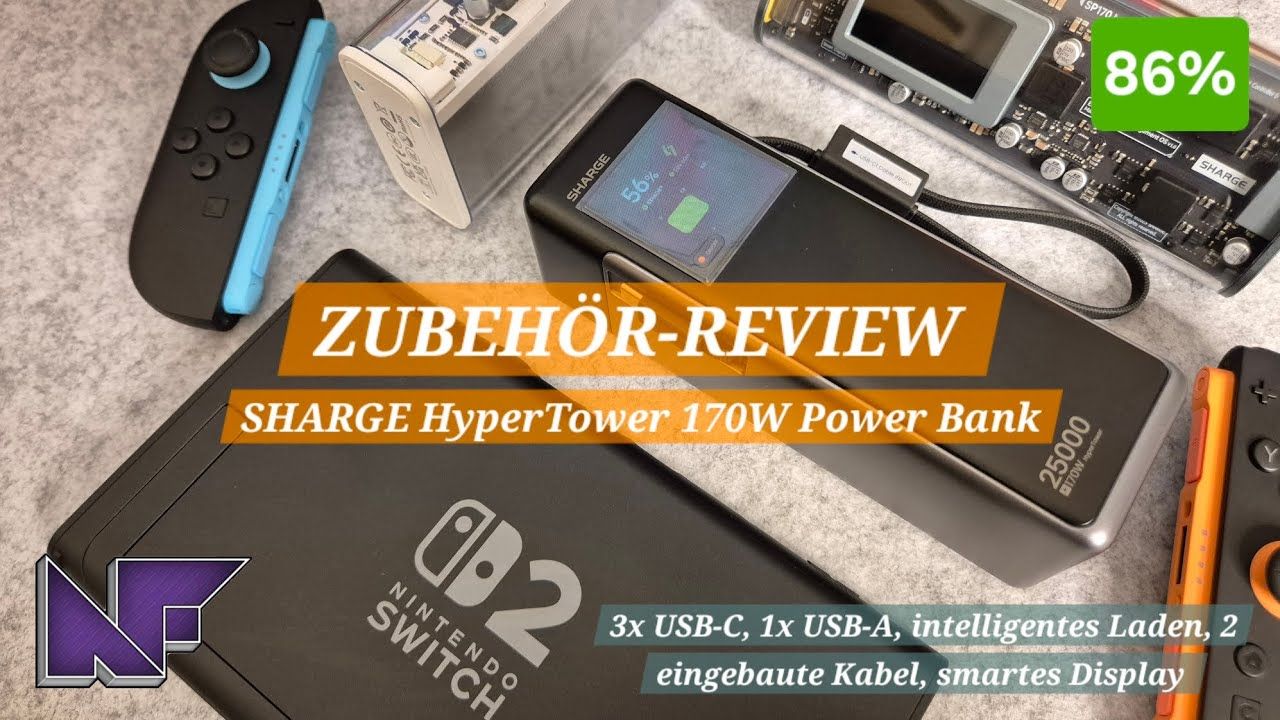 Zubehör-Review: SHARGE HyperTower 170W Power Bank