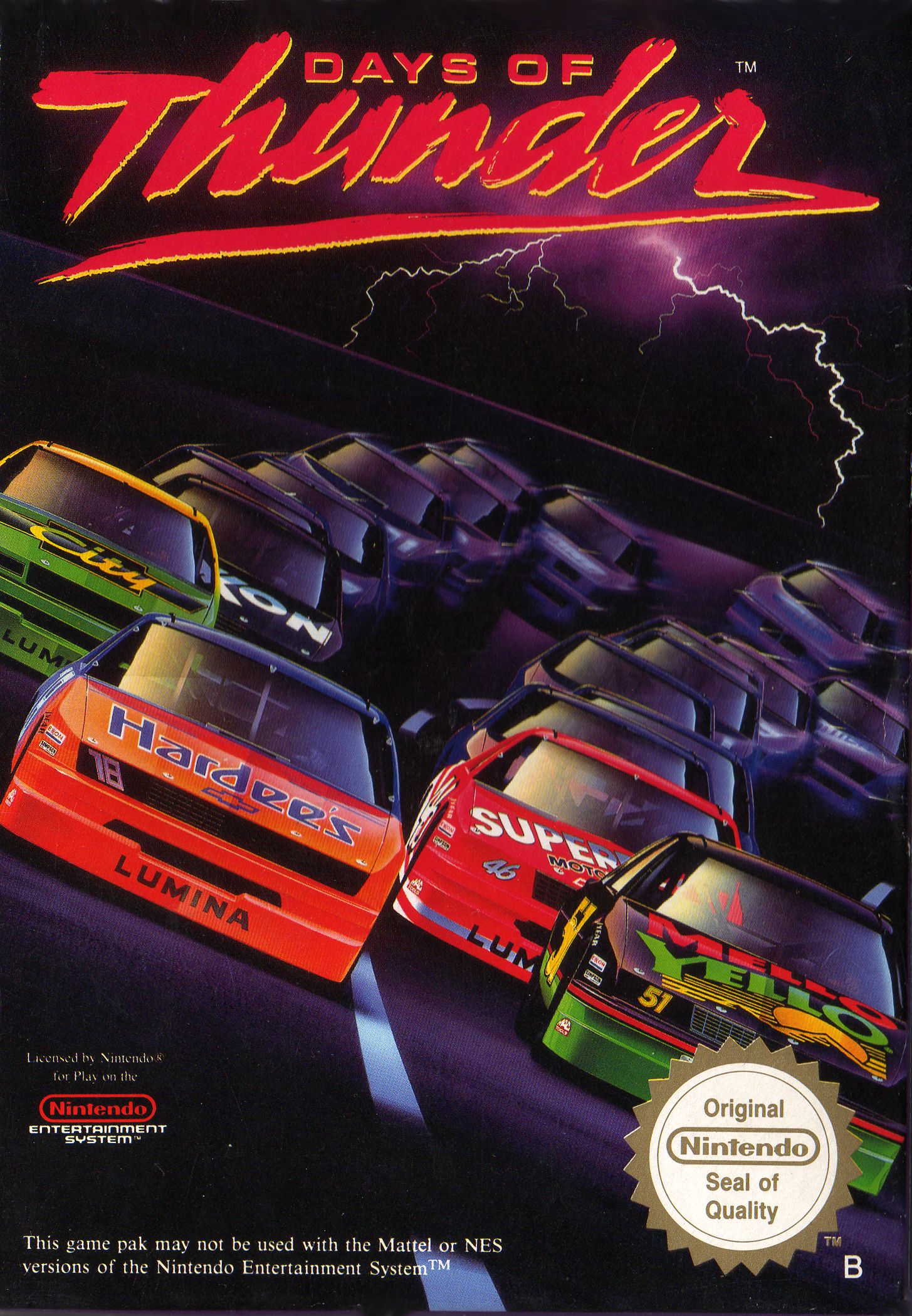 Days of Thunder Cover