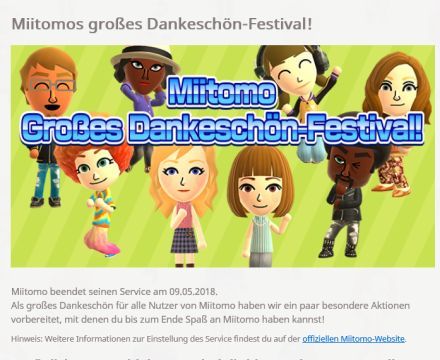 Miitomo - Service wird im Mai abgestellt