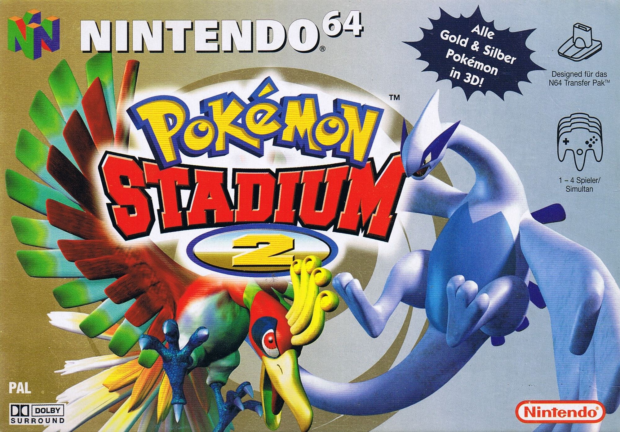 Pokémon Stadium 2 Cover