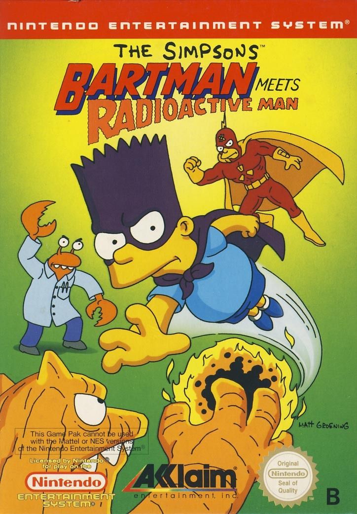 Simpsons - Bartman meets Radioactiveman, The Cover