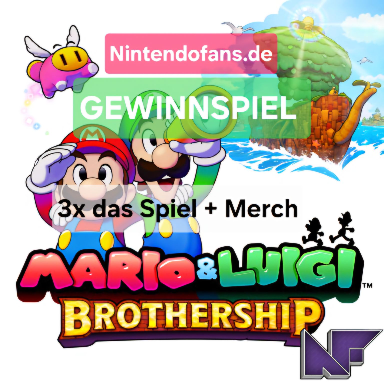 Mario & Luigi: Brothership - Gewinnt das Spiel + Merch