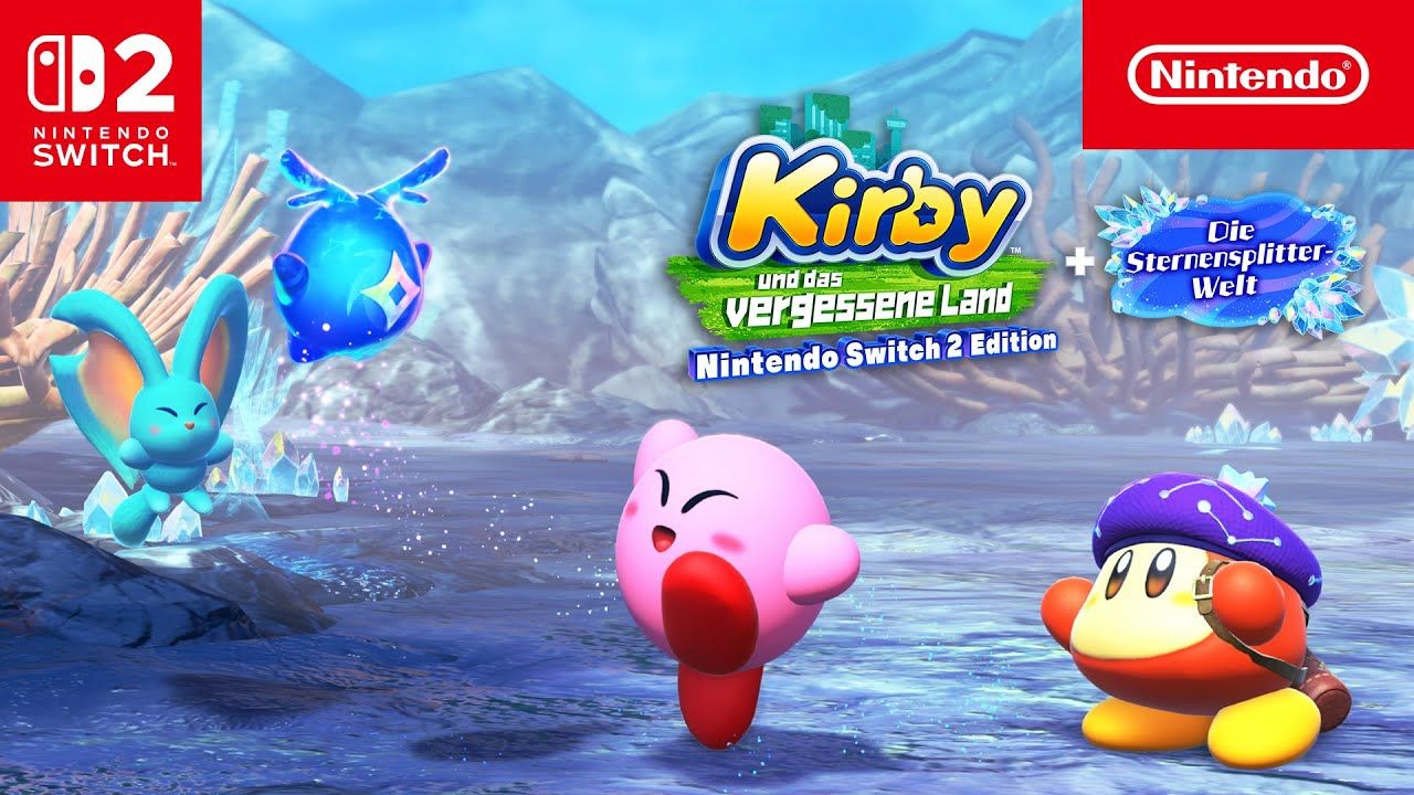 Kirby und das vergessene Land + Die Sternensplitter Welt - Neuer Trailer
