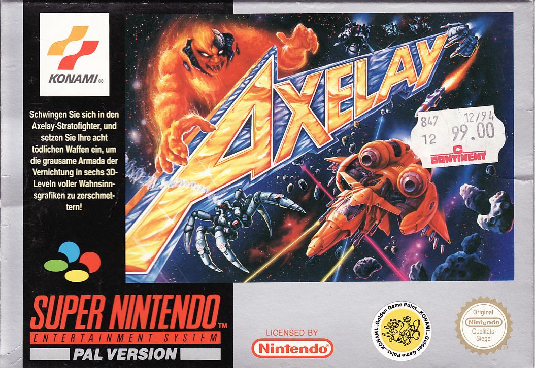 Axelay Cover