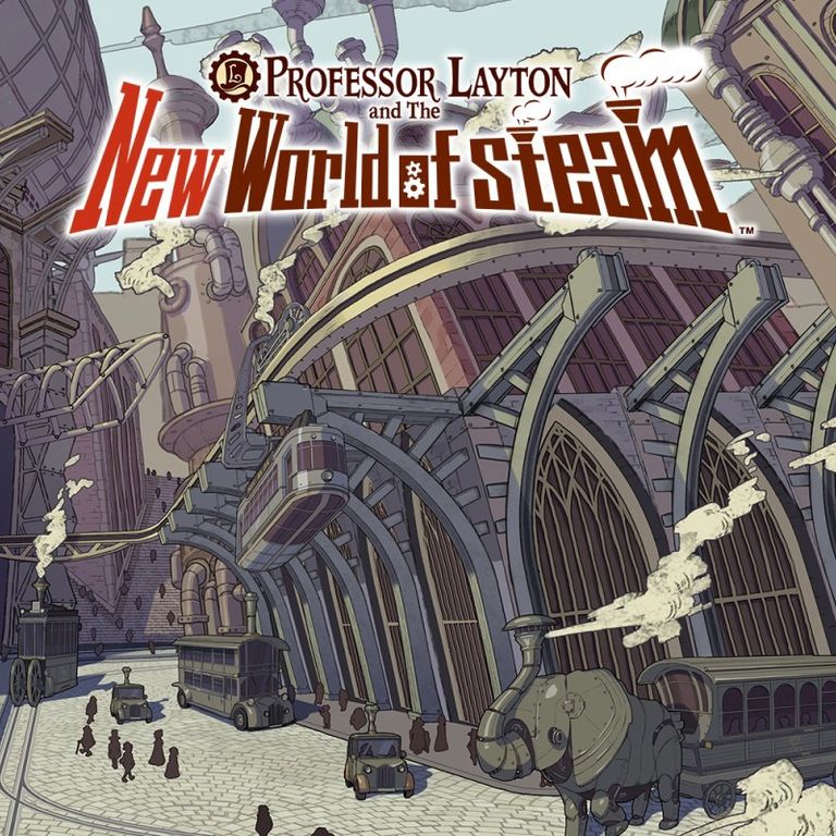 Professor Layton and the World of Steam Cover