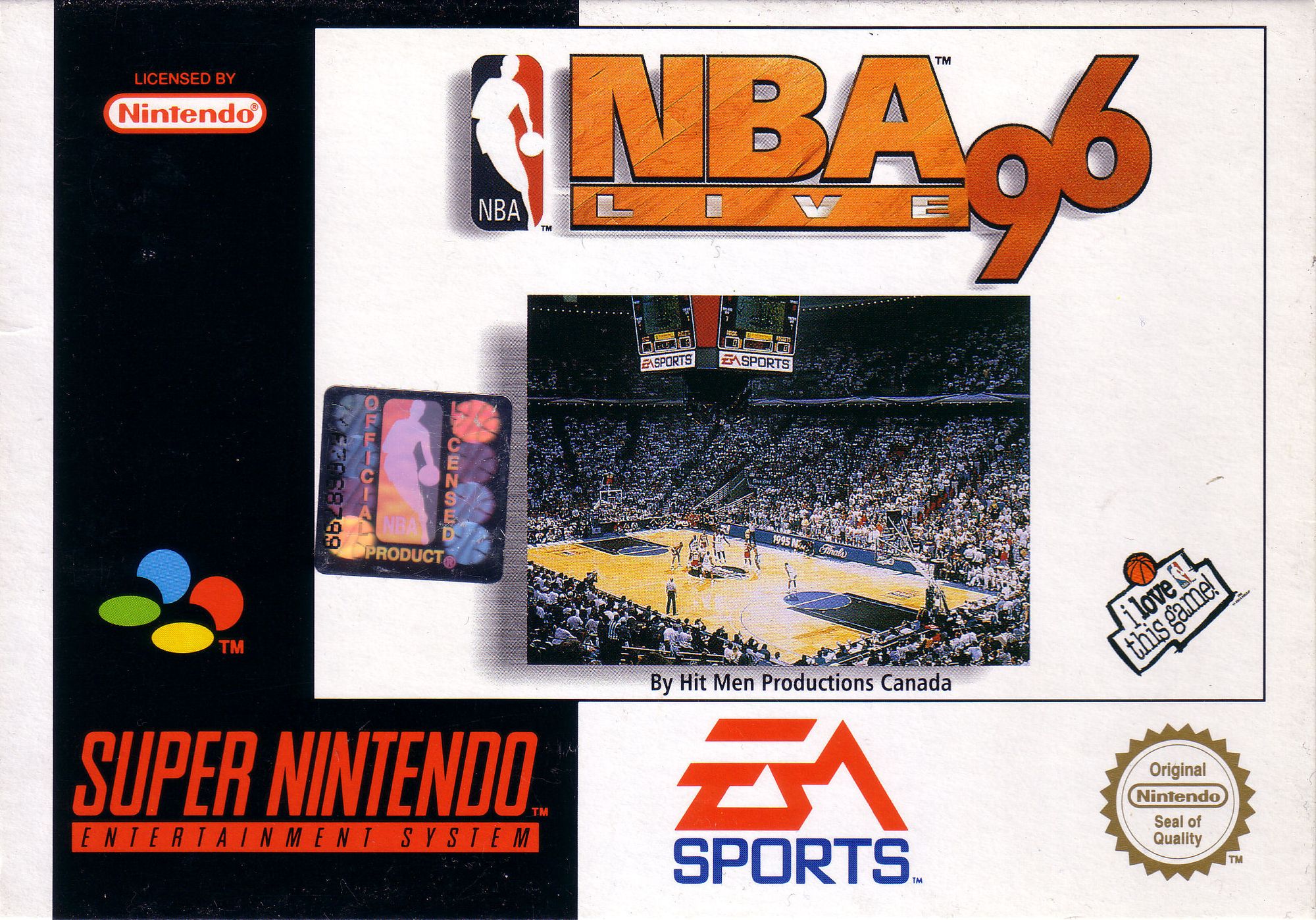 NBA Live 96 Cover