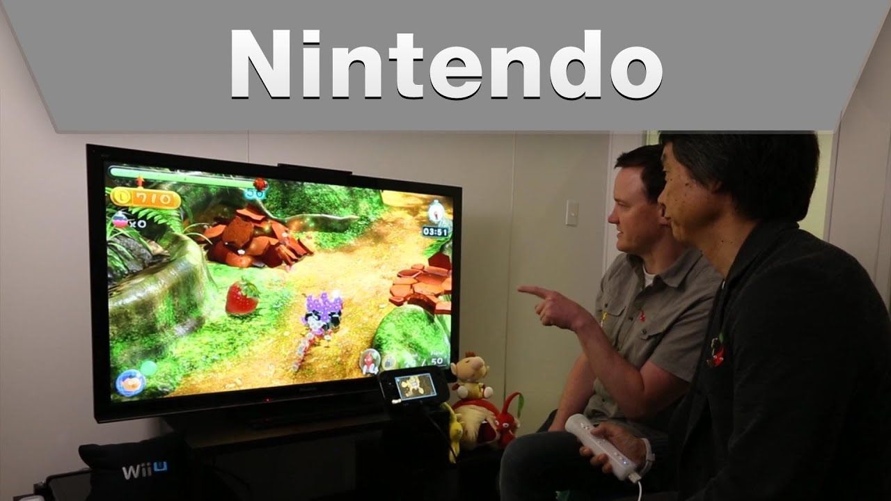 Mr.Myamoto spielt Pikmin 3