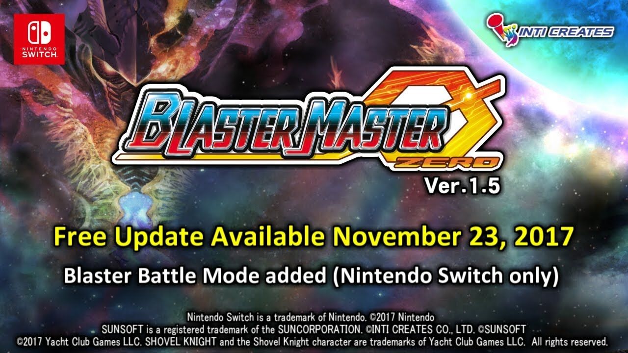 Blaster Master Zero: Update 1.5 erscheint morgen