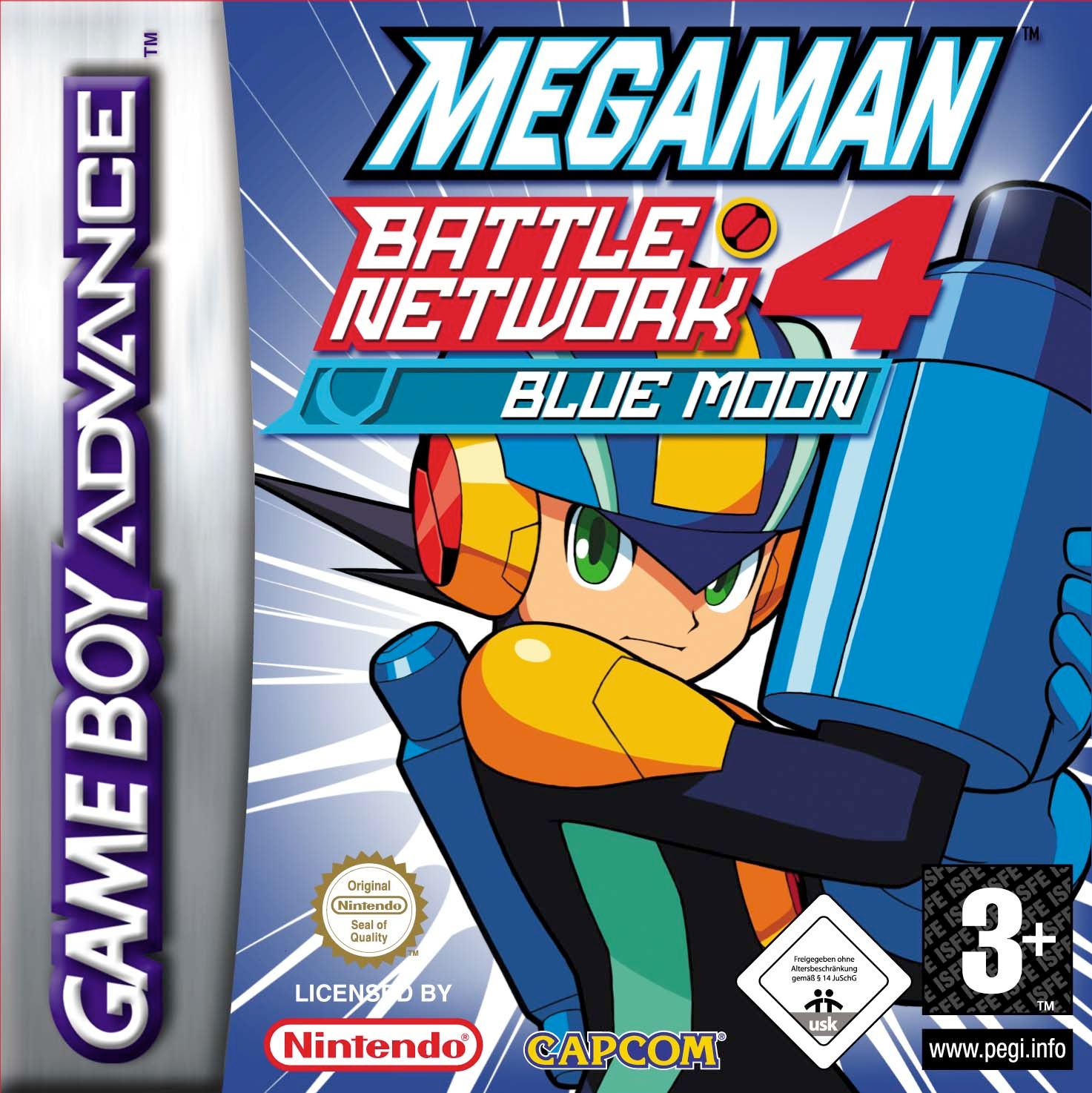 Mega Man Battle Network 4: Blue Moon Cover