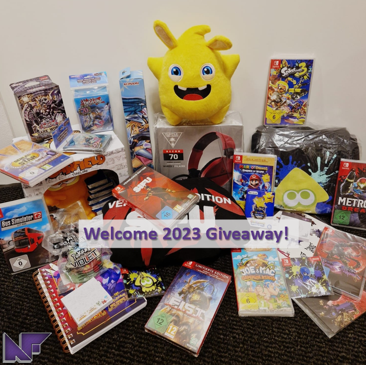 Welcome 2023 Giveaway auf Nintendofans.de