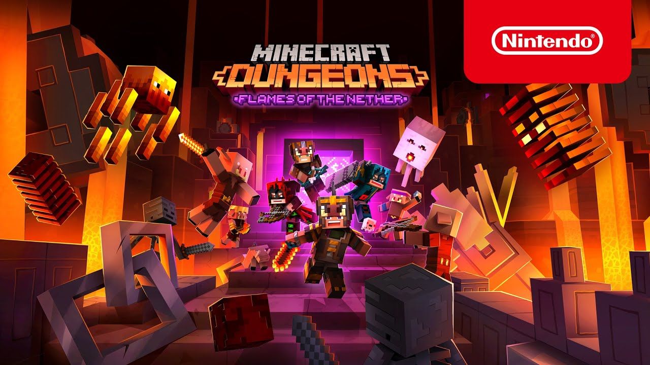 Minecraft Dungeons: Flames of the Nether DLC - Launch Trailer