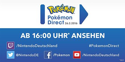 Pokémon Direct am Freitag - 16:00 Uhr