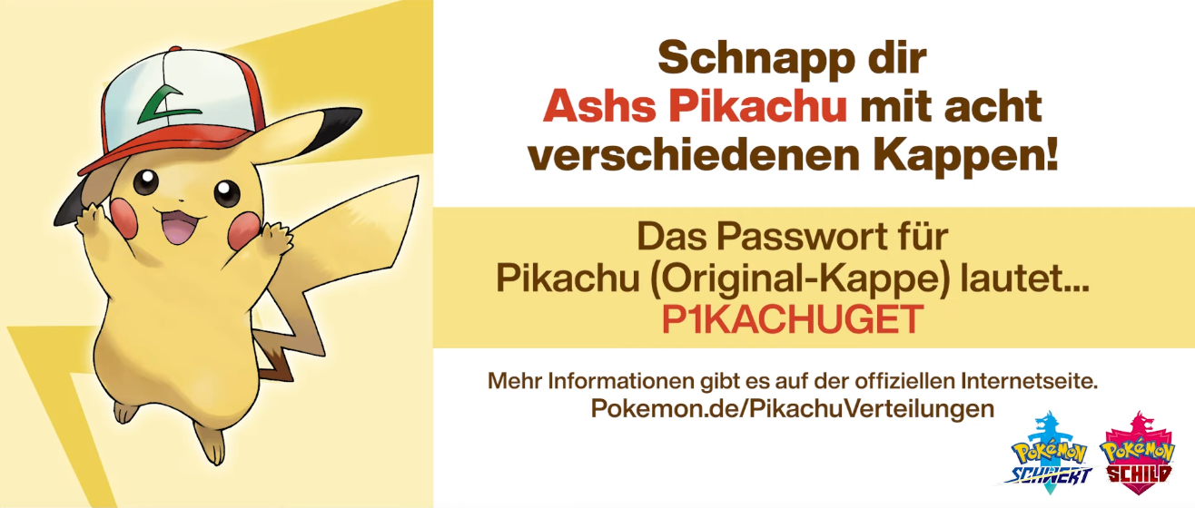Schnappe dir Ashs Pikachu in Pokémon Schwert und Schild