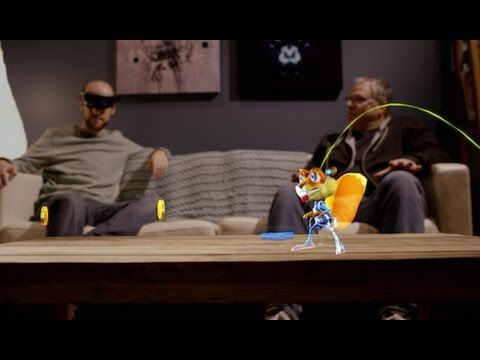 "Young Conker" trifft auf Microsoft HoloLens