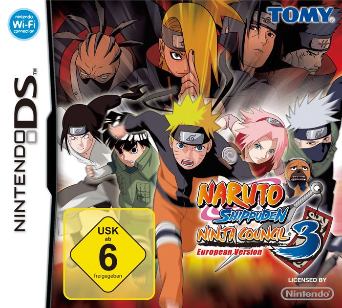 Naruto Shippuden: Ninja Council 3 - European Version Cover