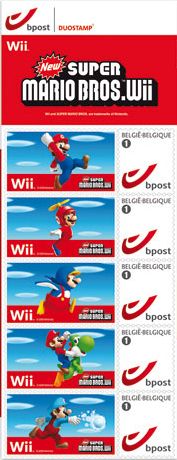 Nintendo Briefmarken in Belgien