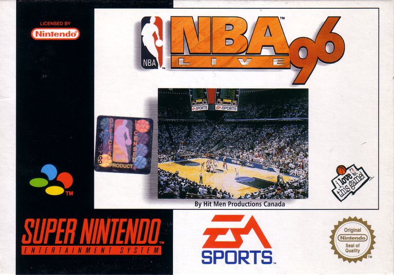 NBA Live 96 Cover