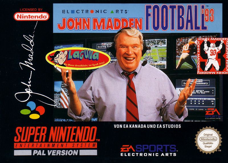John Madden Football `93 Cover