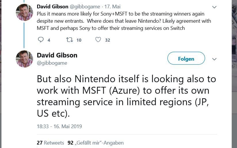 Streamt Nintendo etwa doch?