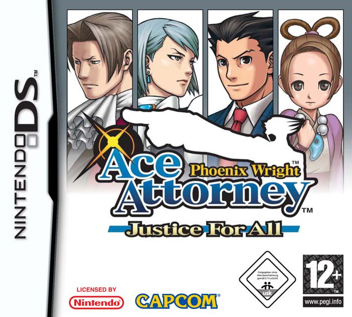 Phoenix Wright Ace Attorney: Justice for All Cover