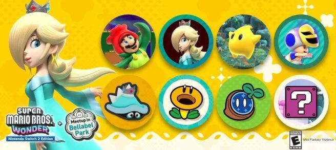 Super Mario Bros. Wonder ? Nintendo Switch 2 Edition Icons