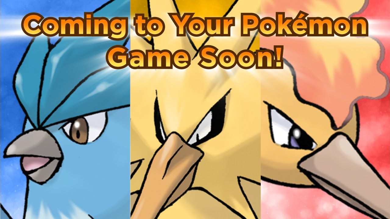 Legendäre Vogel via Pokémon Newsletter