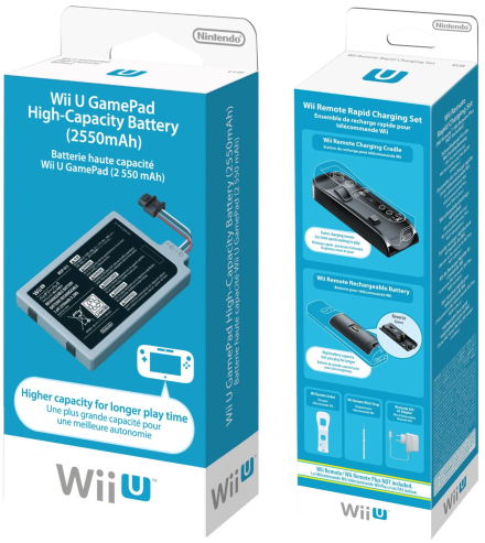 GamePad- und Wiimote-Akkus von Nintendo