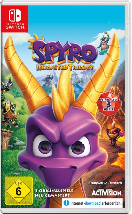 Spyro Reignited Trilogy Cover