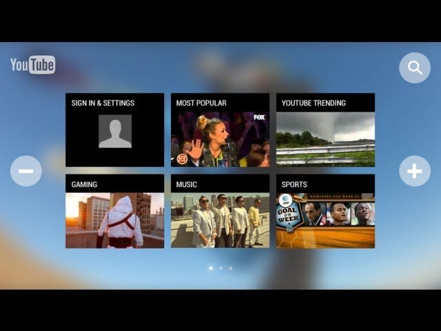 YouTube App für die Wii