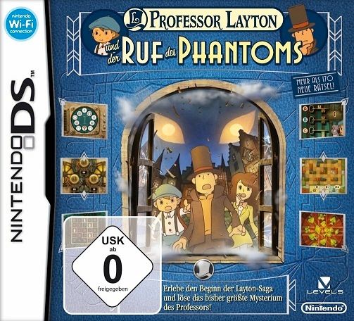 Professor Layton und der Ruf des Phantoms Cover