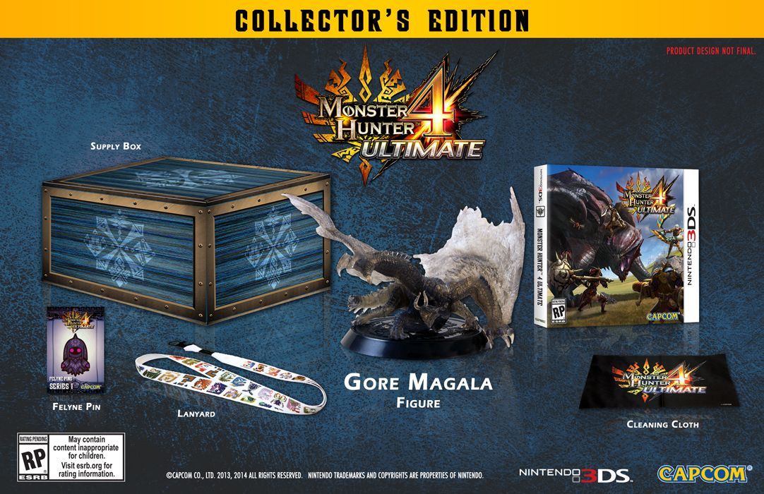 Monster Hunter 4 Ultimate: Collector's Edition enthüllt