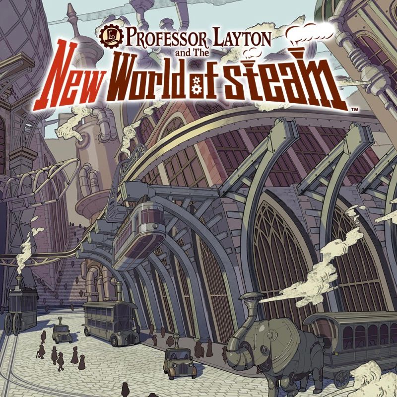 Professor Layton and the World of Steam Cover