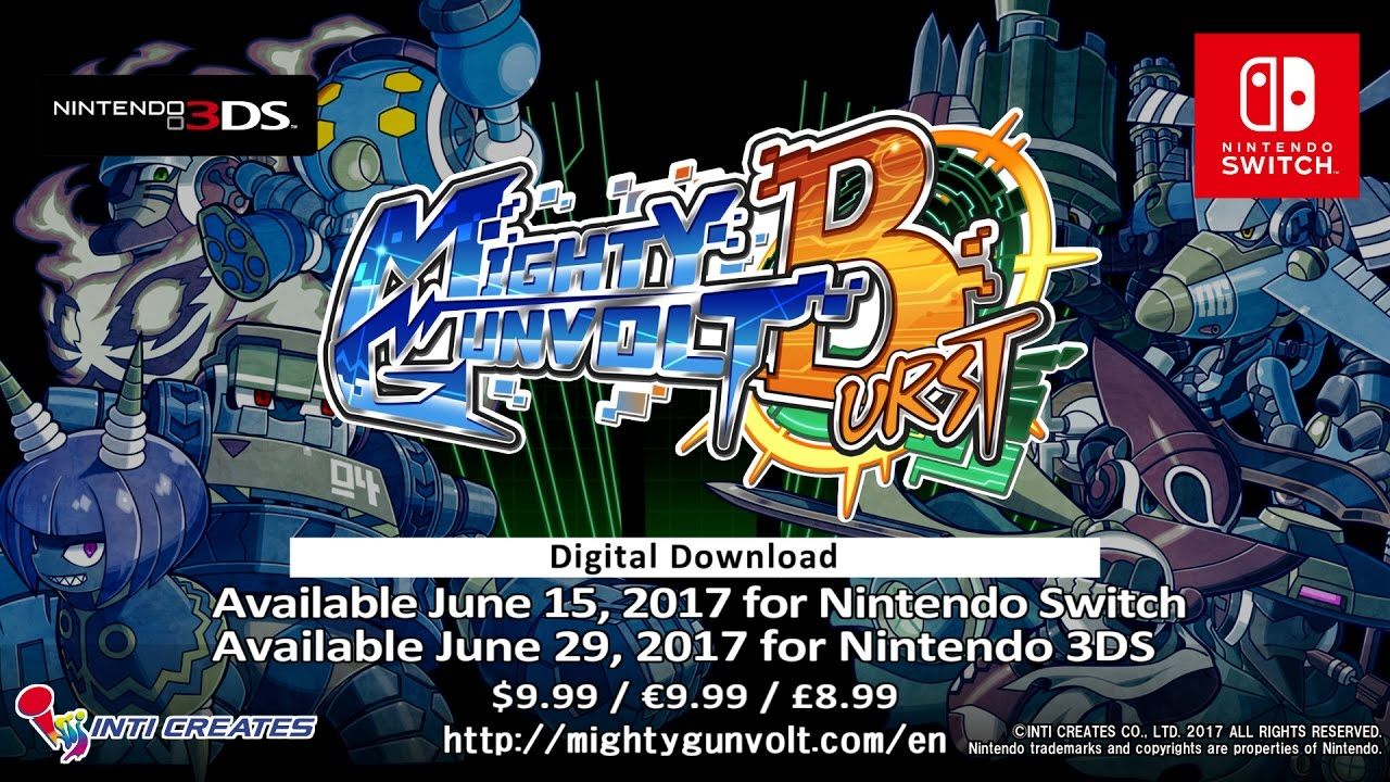 Trailer zu Mighty Gunvolt Burst und Azure Striker Pack
