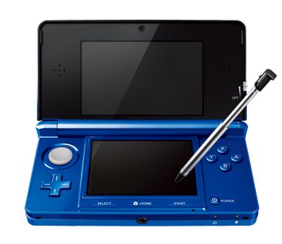 3DS in Kobalt Blau