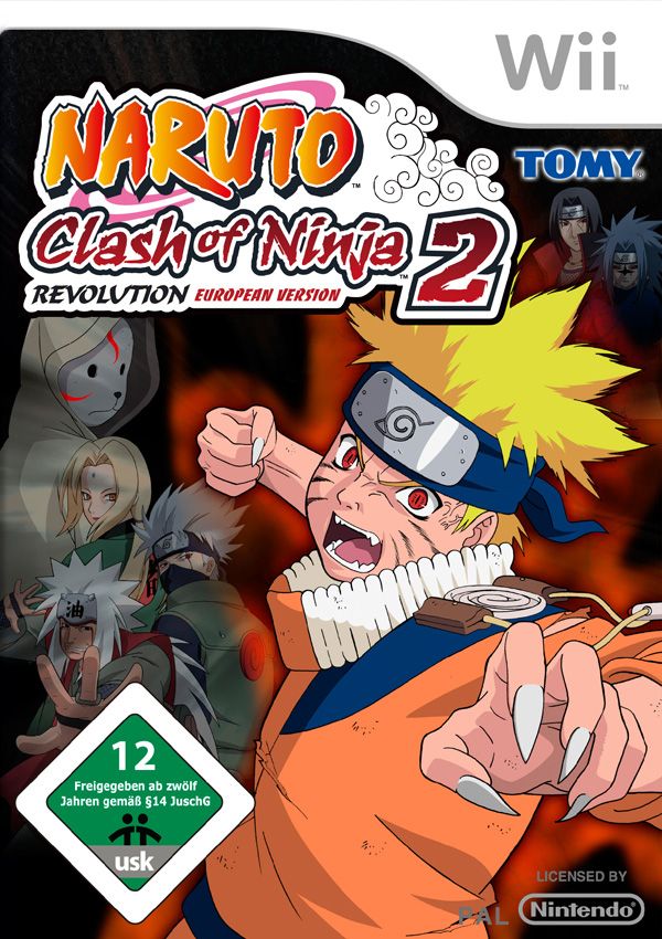 Naruto: Clash of Ninja Revolution 2 - European Version Cover