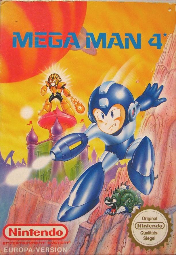 Mega Man 4 Cover