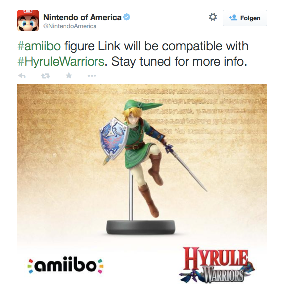 Hyrule Warriors bietet amiibo-Unterstützung