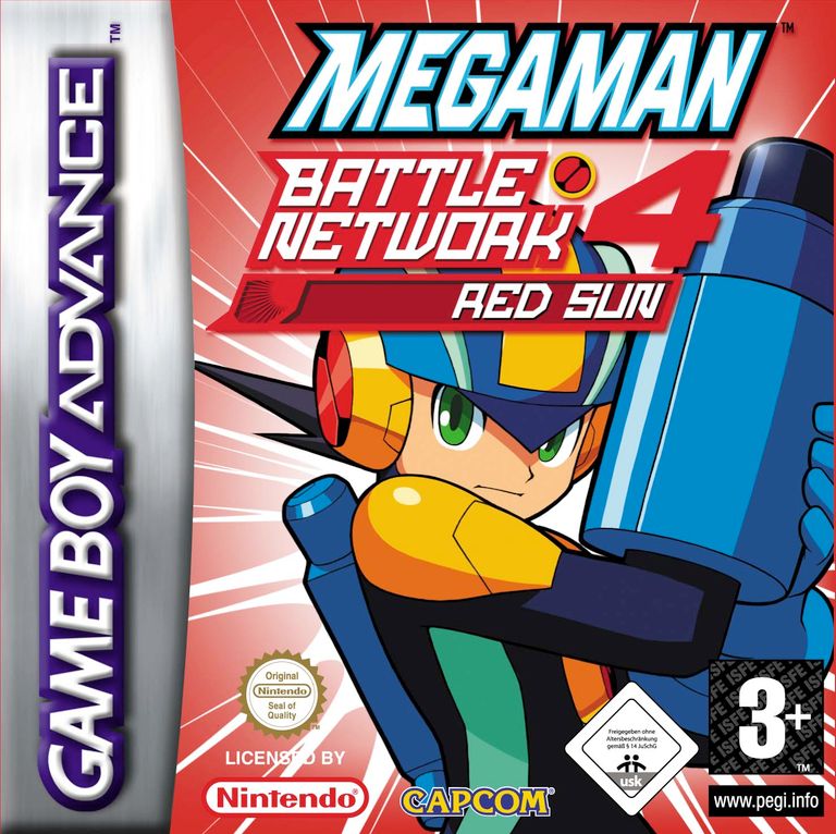 Mega Man Battle Network 4: Red Sun Cover