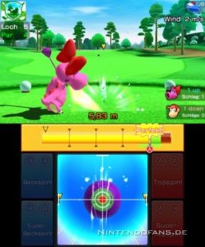 Birdo spielt Golf