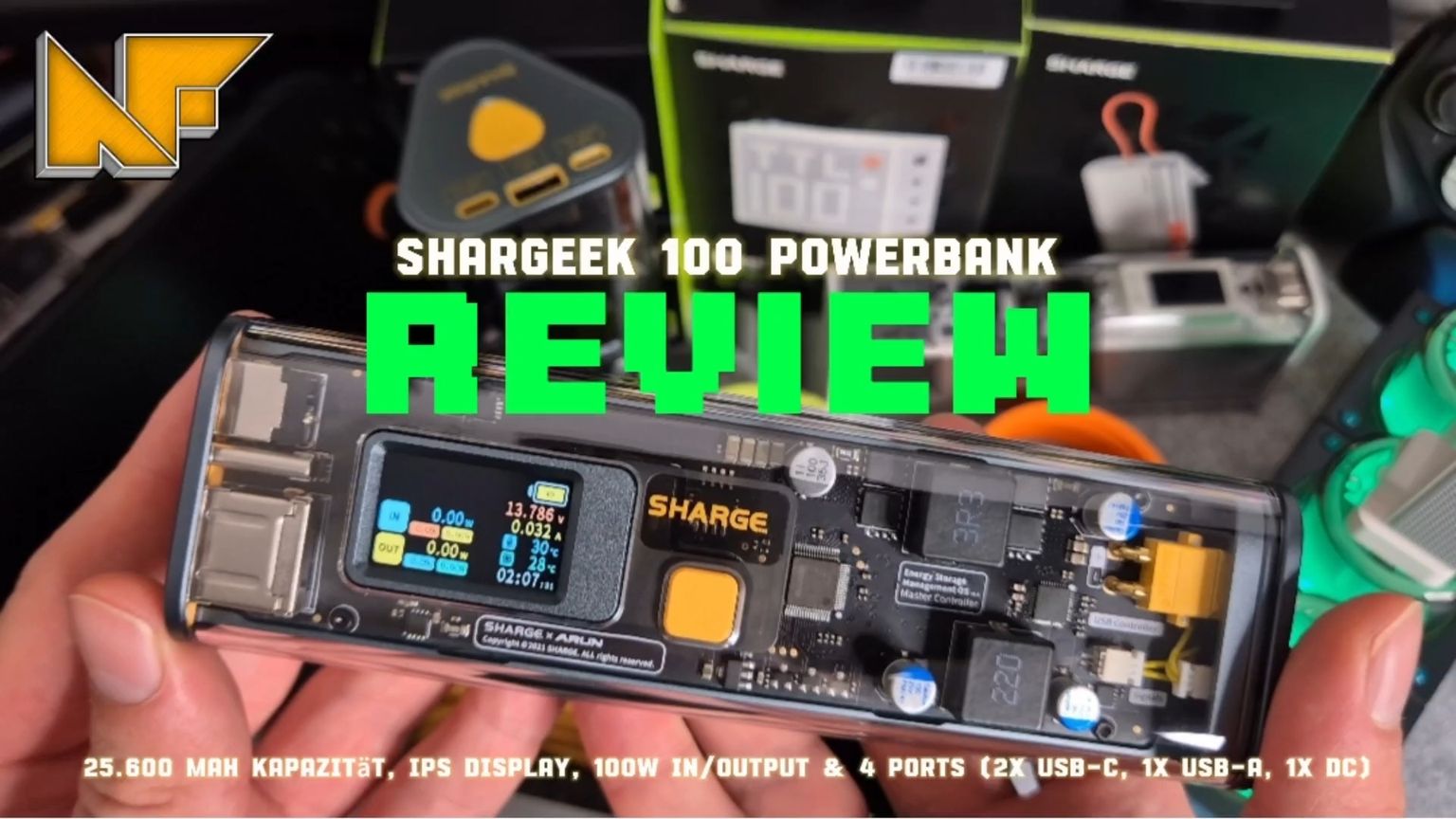 Zubehör-Review: Die SHARGE Shargeek 100 Power Bank