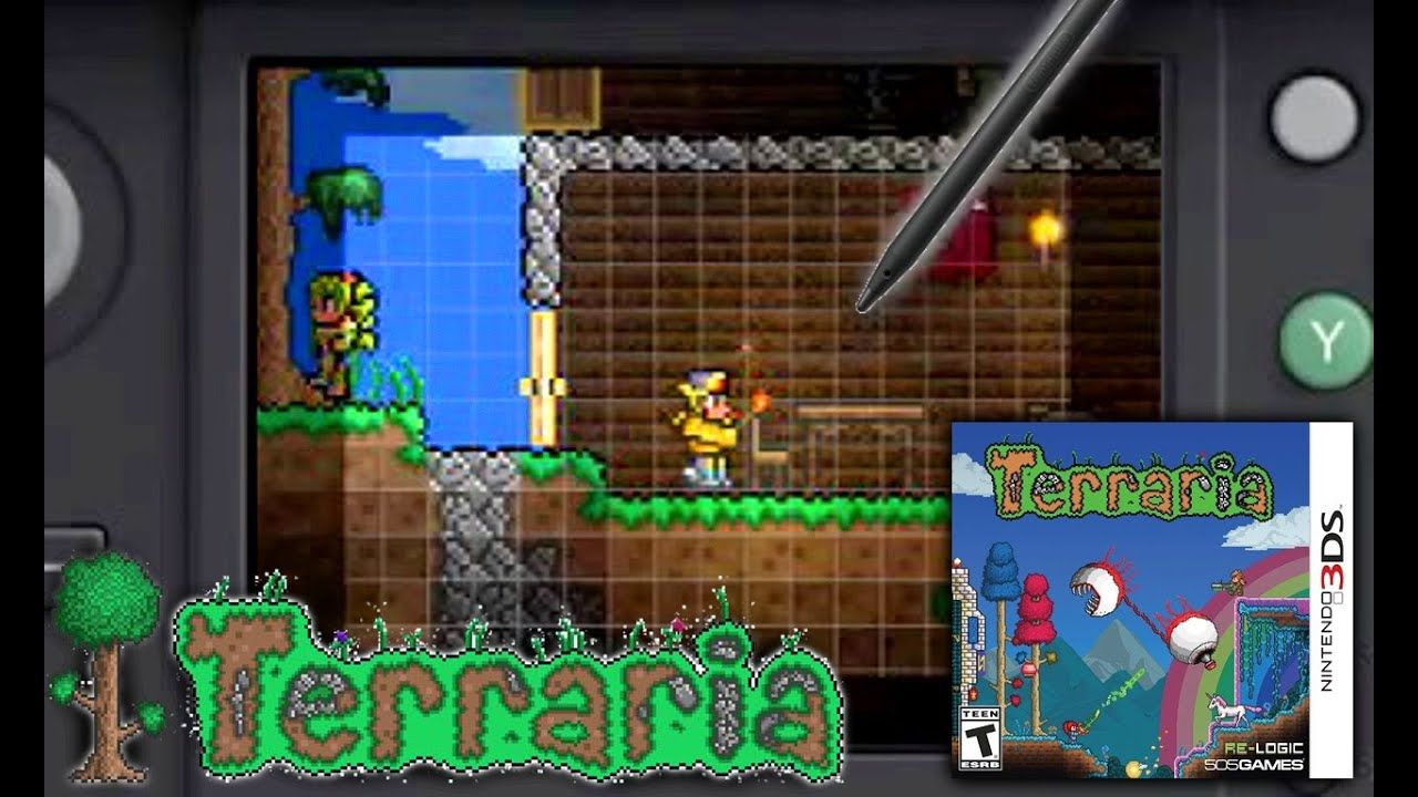 Terraria 3DS Gameplay