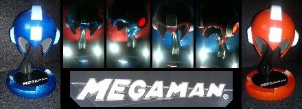 Mega Man Classic Helmet Replica-Blue und -Red Edition im Check