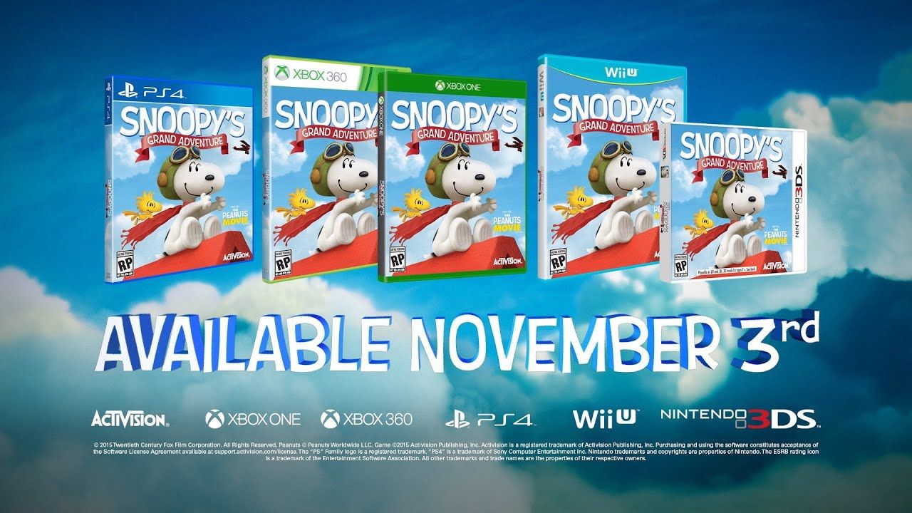 Peanuts: Snoopy's Grand Adventure Trailer